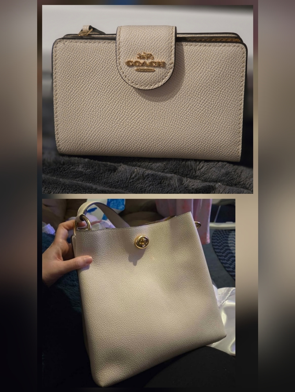 Coach Charlie Shoulder Bucket Bag & Wallet